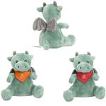 TH1297 6" Jagger Dragon Plush With Custom Imprint